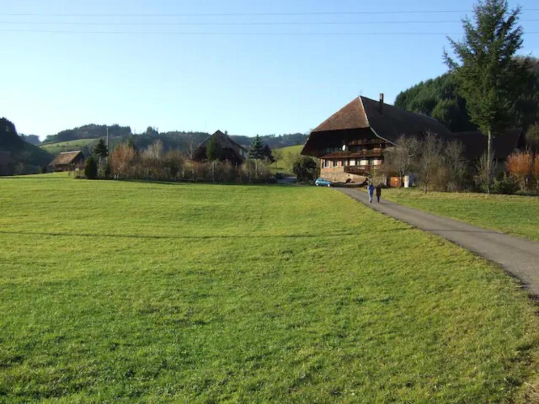 Sonniges-Naturnahes-Schwarzwald-Ferienhaeuschen Welschensteinach Esterno foto